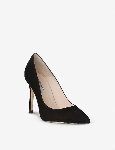 Lk Bennett Fern Suede Courts In Bla-black