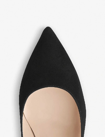 Lk Bennett Fern Suede Courts In Bla-black