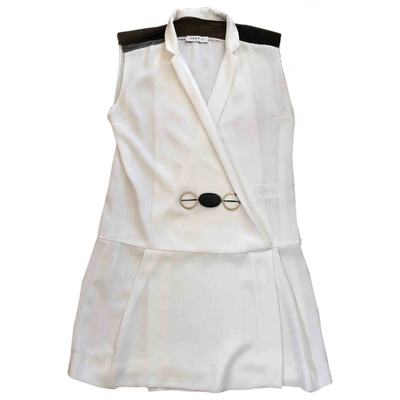 Pre-owned Sandro Mini Dress In White