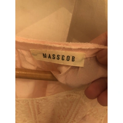 Pre-owned Masscob Silk Vest In Pink