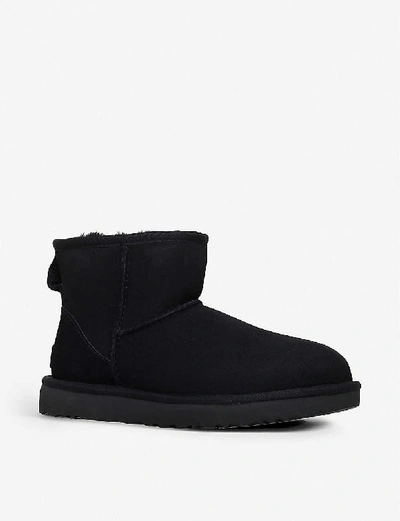 Ugg Classic Mini Ii Shearling Boots In Black