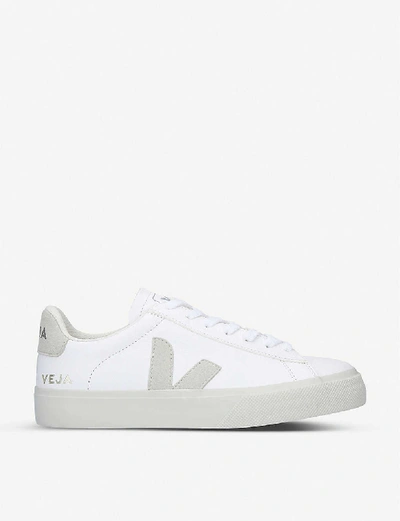 Shop Veja Women's White/oth Women's Campo Chromefree Leather Low-top Trainers