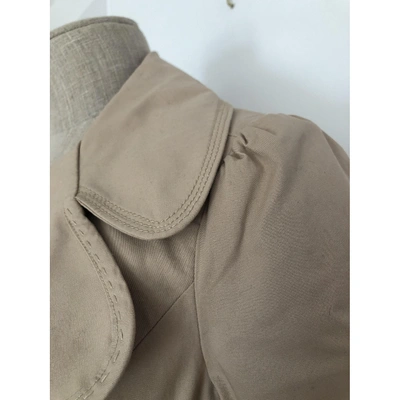 Pre-owned Juicy Couture Trench Coat In Camel