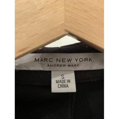 Pre-owned Andrew Marc Jacket In Black