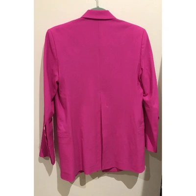 Pre-owned Eudon Choi Pink Wool Jacket