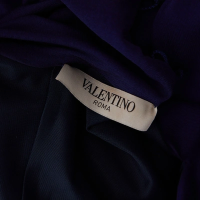 Pre-owned Valentino Maxi Dress In Purple