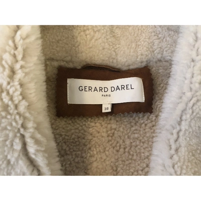 Pre-owned Gerard Darel Camel Shearling Coat