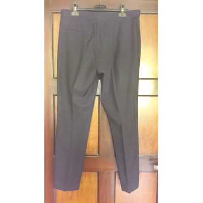 Pre-owned Marni Blue Wool Trousers
