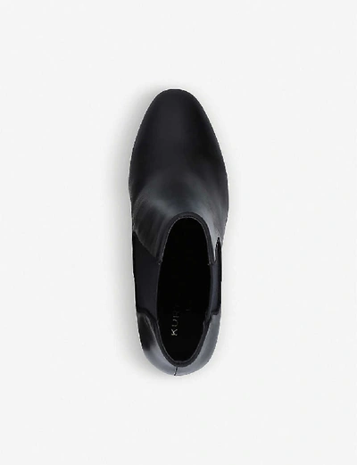 Shop Kurt Geiger Raquel Leather Ankle Boots In Black