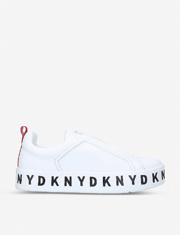 white dkny trainers
