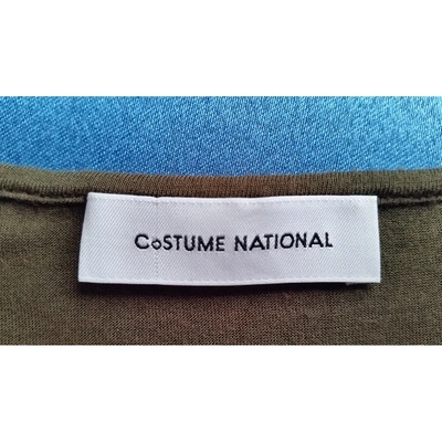 COSTUME NATIONAL Pre-owned Maxi Dress In Khaki