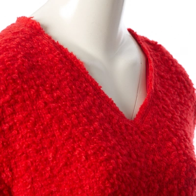 Pre-owned Acne Studios Wool Mini Dress In Red