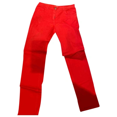 Pre-owned Etro Chino Pants In Red