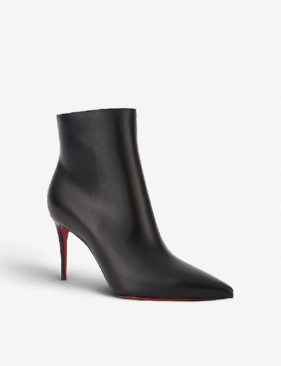 Shop Christian Louboutin Women's Black So Kate Booty 85 Calf Boots