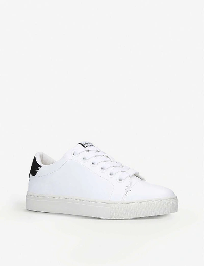 Shop Kg Kurt Geiger Lister Vegan Trainers In White