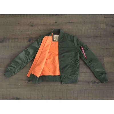 Pre-owned Alpha Industries Green Jacket