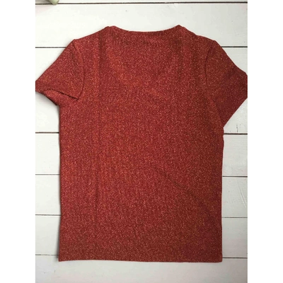 Pre-owned Scotch & Soda Red Polyester Top