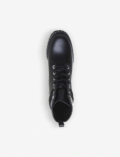 Shop Timberland Lux Lace-up Leather Boots In Black Orleans
