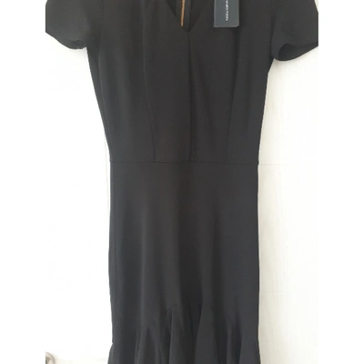 Pre-owned French Connection Mid-length Dress In Black