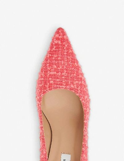 Shop Lk Bennett Harmony Tweed Courts In Pin-candy