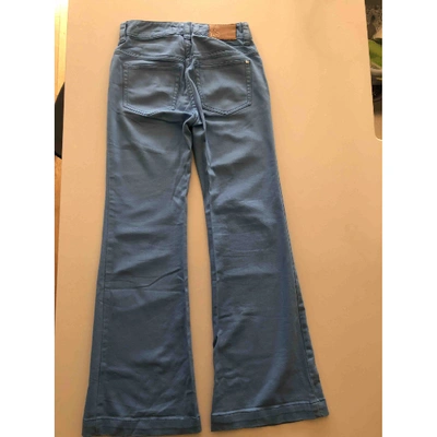 Pre-owned French Connection Trousers In Blue
