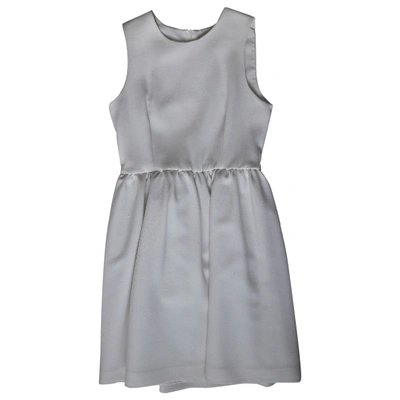 Pre-owned Douuod Mid-length Dress In White