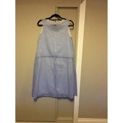Pre-owned Gerard Darel Blue Cotton Dress