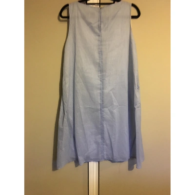 Pre-owned Gerard Darel Blue Cotton Dress