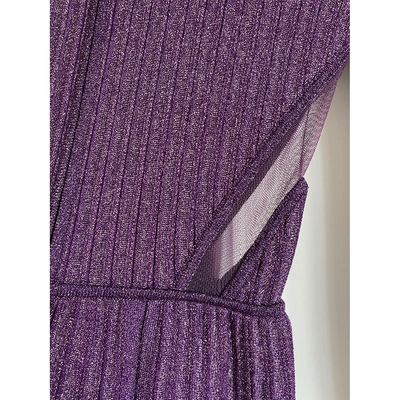 Pre-owned Elie Saab Mini Dress In Purple