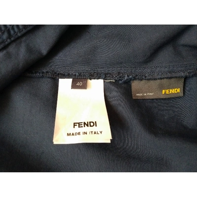 Pre-owned Fendi Jumpsuit In Blue
