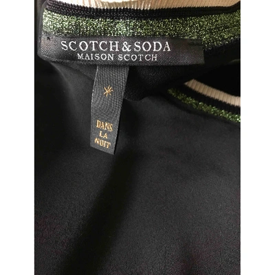 Pre-owned Scotch & Soda Mid-length Dress In Black