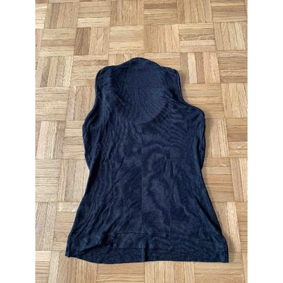 Pre-owned Gucci Grey Viscose Tops