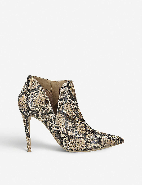steve madden snakeskin ankle boots