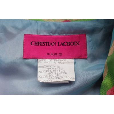 Pre-owned Christian Lacroix Coat In Multicolour