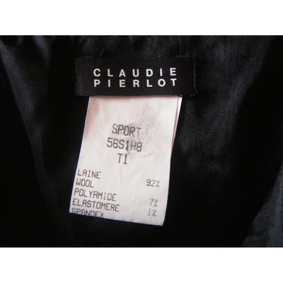 Pre-owned Claudie Pierlot Wool Mid-length Skirt In Brown