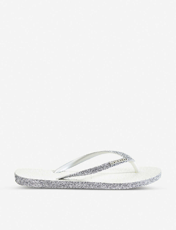 white havaianas slim
