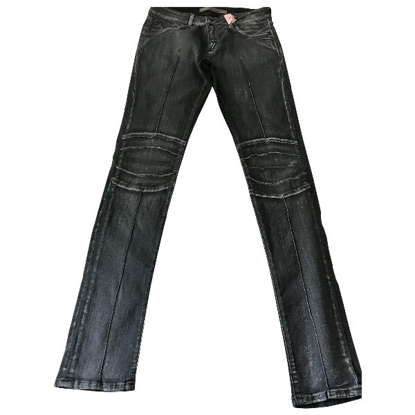 Pre-owned Superfine Slim Jeans In Grey | ModeSens