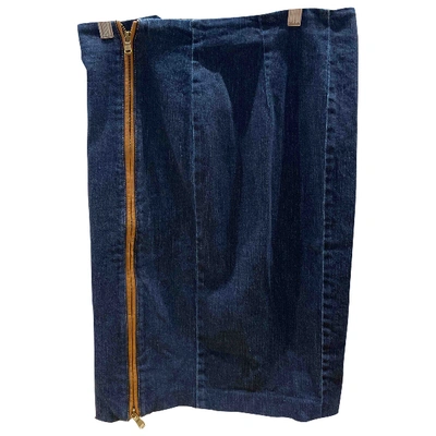 Pre-owned Lauren Ralph Lauren Mid-length Skirt In Blue