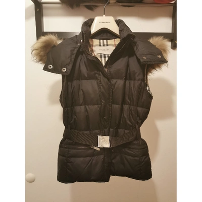 Pre-owned Burberry Black Coat