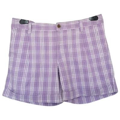 Pre-owned Champion Purple Cotton Shorts