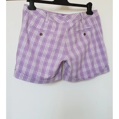 Pre-owned Champion Purple Cotton Shorts