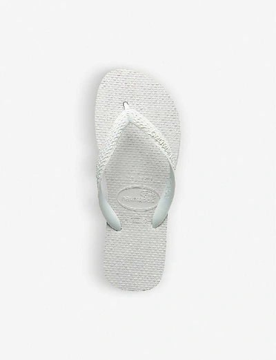 Shop Havaianas Women's White Top Rubber Flip-flops