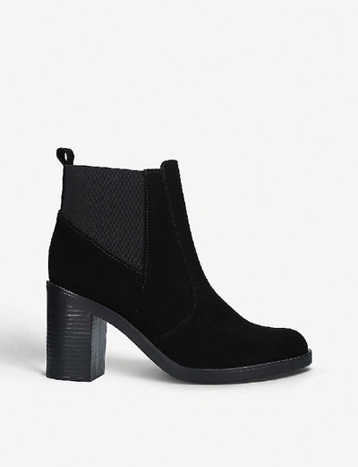 Shop Kurt Geiger Sicily 2 Suede Ankle Boots In Black