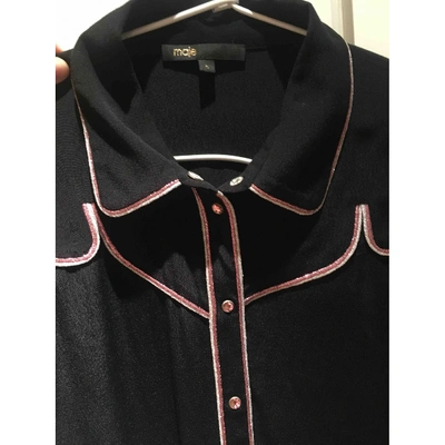 Pre-owned Maje Shirt In Black