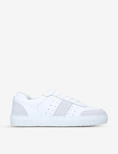 Shop Axel Arigato Dunk Low-top Leather Trainers In White/oth