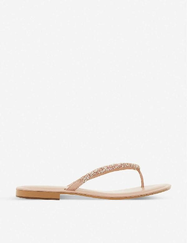 dune diamante flip flops