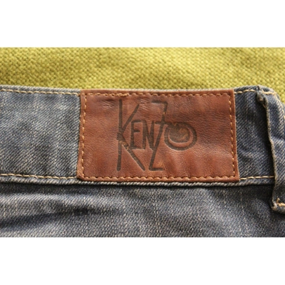 Pre-owned Kenzo Short Jeans In Blue