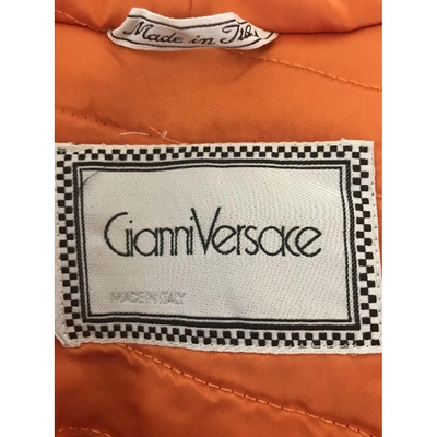 Pre-owned Versace Silk Parka In Multicolour