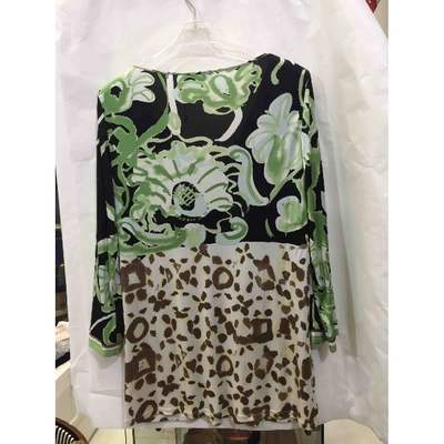 Pre-owned Emilio Pucci Silk T-shirt In Green