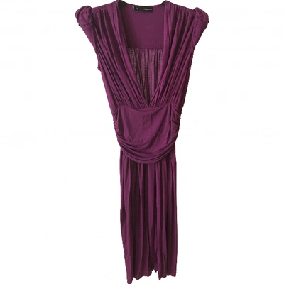 Pre-owned Dsquared2 Mid-length Dress In Purple